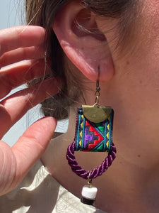 Handmade Aztec Earrings